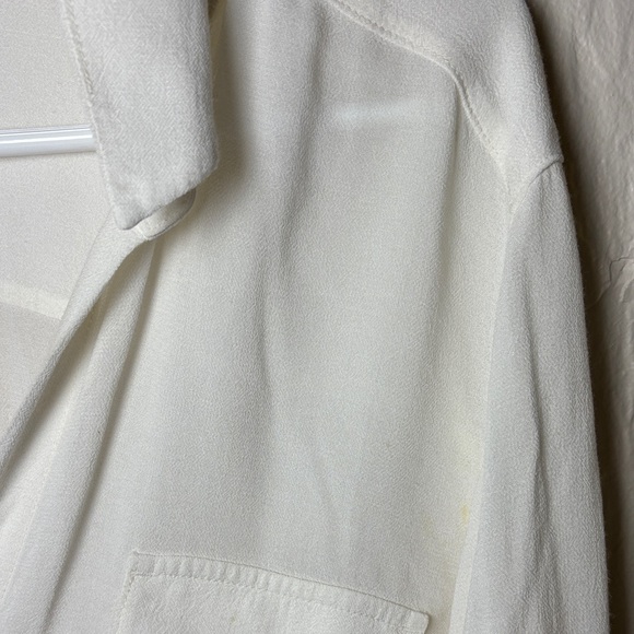 James Perse Cream Button-Down Shirt - Picture 4 of 16